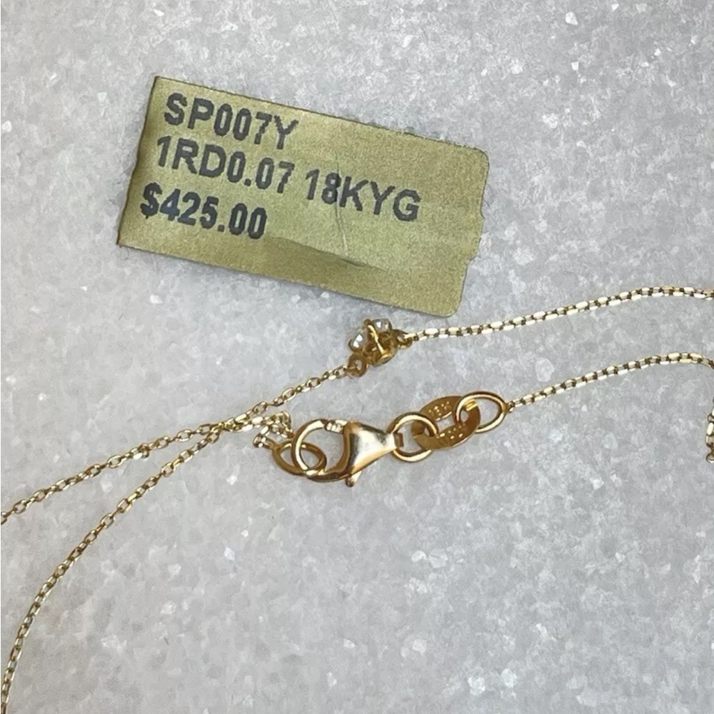 Bony Levy Icon Diamond Pendant Necklace 18k Yellow Gold - 16” & 18” - Picture 14 of 15